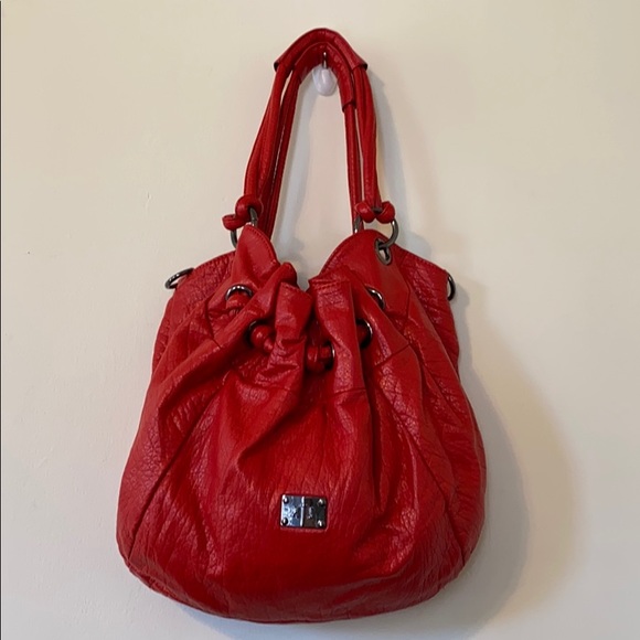 Kj Brand Handbags - RED Kj hobo style shoulder bag in EXCELLENT COND.!